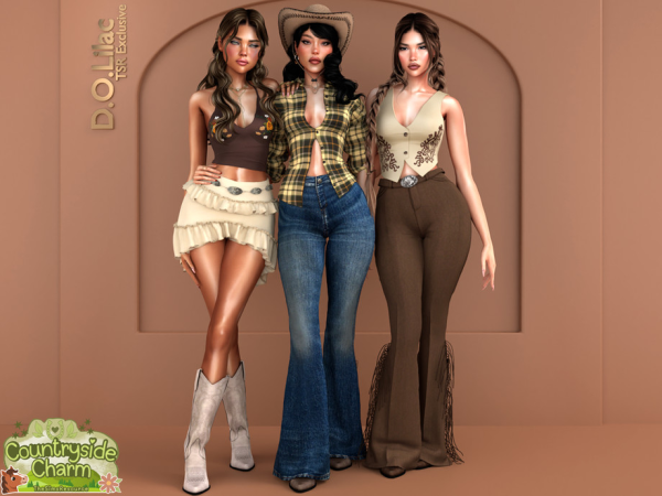 Alpha Wildwood Charm Set - The Sims 4 Custom Content