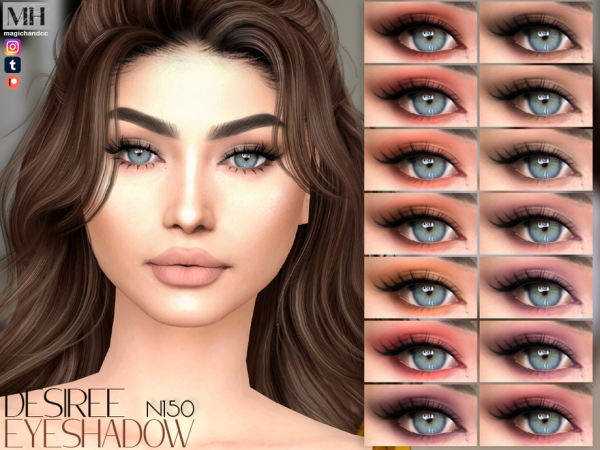 Alpha Desiree Eyeshadow - The Sims 4 Custom Content