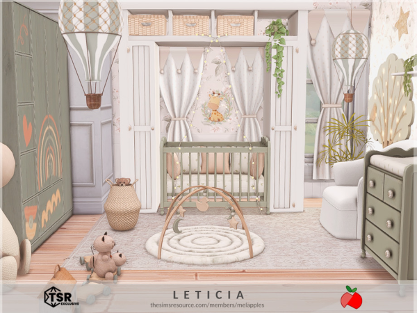 Mix Leticia nursery - The Sims 4 Custom Content