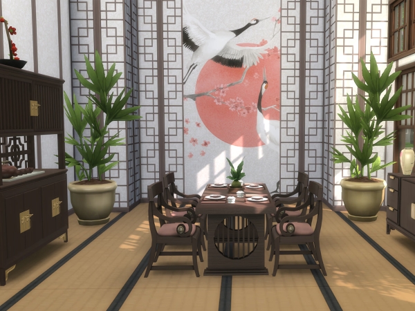 Alpha Solace Dining Room - The Sims 4 Custom Content