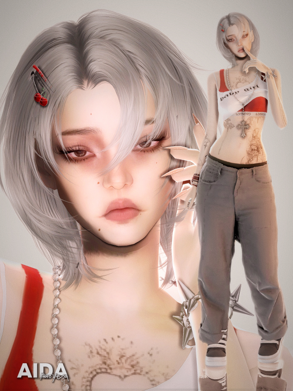 Alpha Aida by simsfinds - The Sims 4 Custom Content