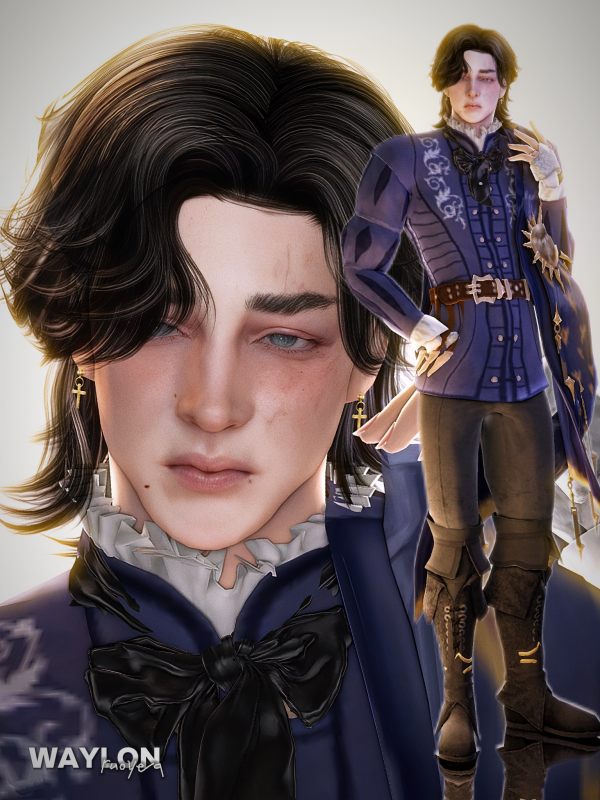 Alpha Waylon by simsfinds - The Sims 4 Custom Content