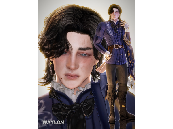 Alpha Waylon by v - The Sims 4 Custom Content