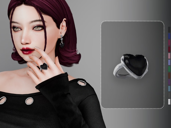 Sims 4 Meili Heart Ring