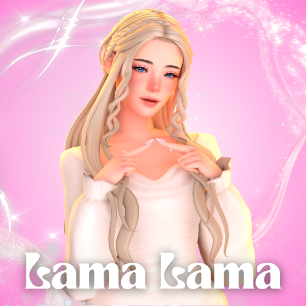 Maxis Match Hair Martina by simsfinds - The Sims 4 Custom Content