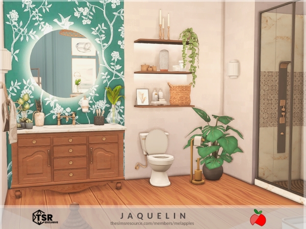 Mix Jaquelin bathroom - The Sims 4 Custom Content