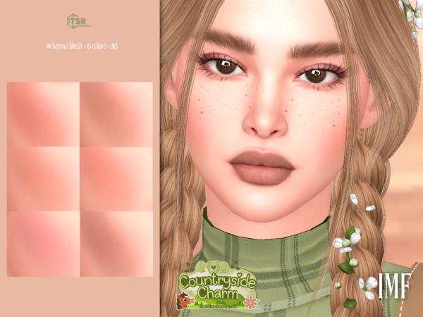 Alpha IMF Mckenna Blush CountrySide Charm by IzzieMcFire - The Sims 4 Custom Content