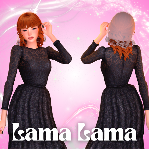 Maxis Match Hair Alanna by simsfinds - The Sims 4 Custom Content