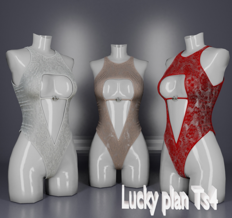 Alpha LPsunny_chijnn LINGERIE by lucky-plan-ts4 - The Sims 4 Custom Content