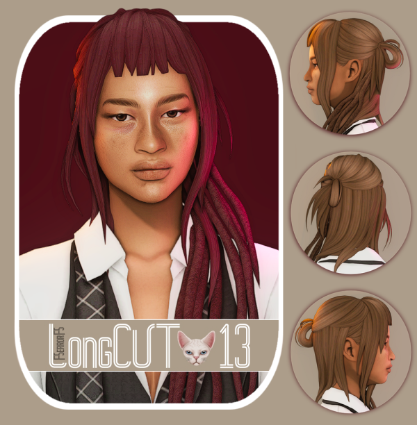 Maxis Match Random hairstyles_4 by simsfinds - The Sims 4 Custom Content