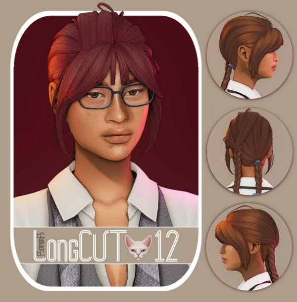 Maxis Match Random hairstyles_4 by simsfinds - The Sims 4 Custom Content