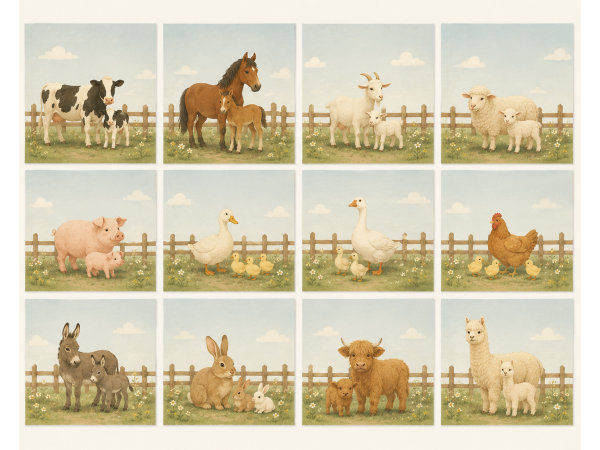 Mix wall art Farm Collection II by CherryBerry77 - The Sims 4 Custom Content