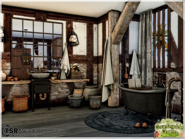 Mix Inga Bathroom - The Sims 4 Custom Content