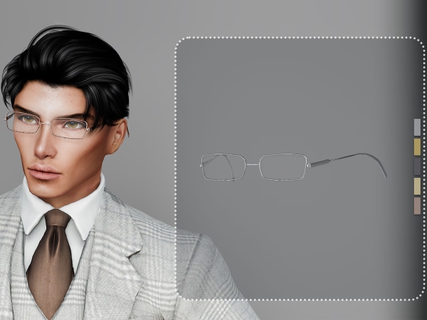 Alpha Vincent Glasses - The Sims 4 Custom Content