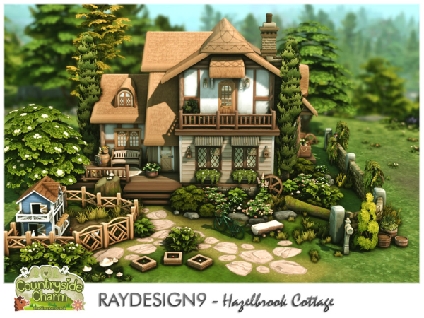 Sims 4 Hazelbrook Cottage by RayDesign9