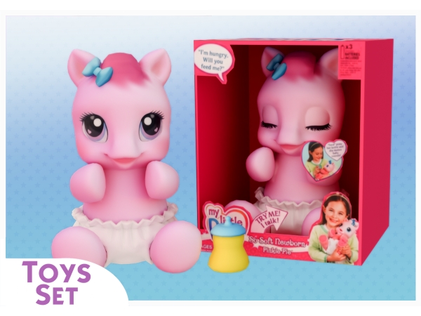 Alpha Pony SoSoftNewborn Functional Toys Set for - The Sims 4 Custom Content