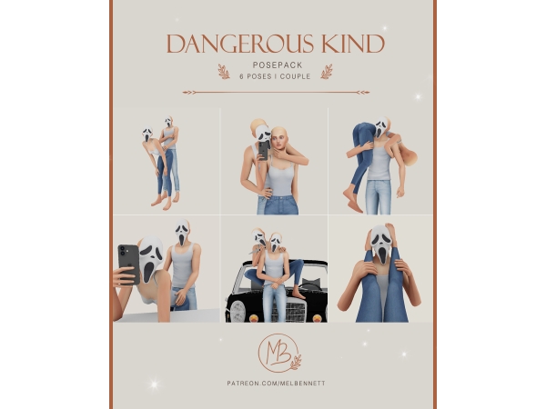 Mix Dangerous Kind Posepack - The Sims 4 Custom Content