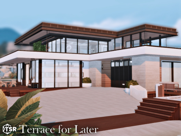 Sims 4 Terrace for Later l noCC