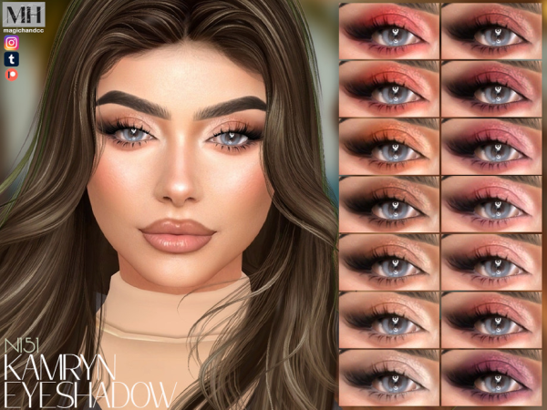 Alpha Kamryn Eyeshadow - The Sims 4 Custom Content