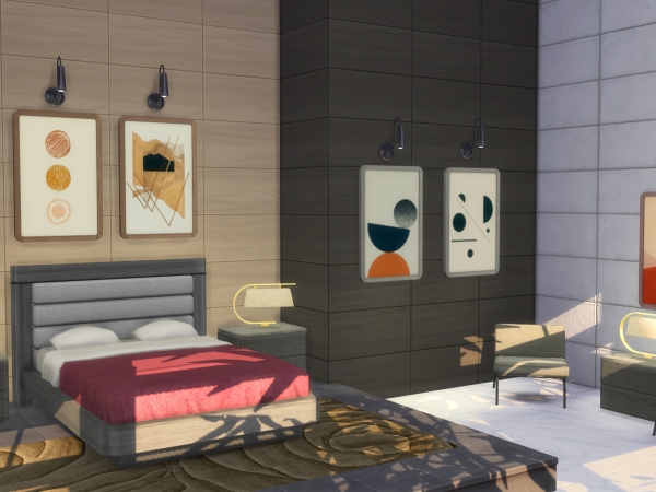 Alpha Troy Bedroom - The Sims 4 Custom Content