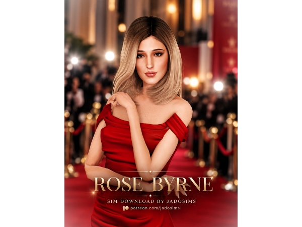 Alpha Rose Byrne (Sim Download) - The Sims 4 Custom Content
