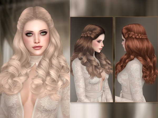 Alpha Alice Hairstyle - The Sims 4 Custom Content