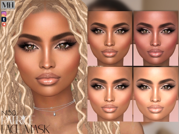 Alpha Patrice Face Mask - The Sims 4 Custom Content