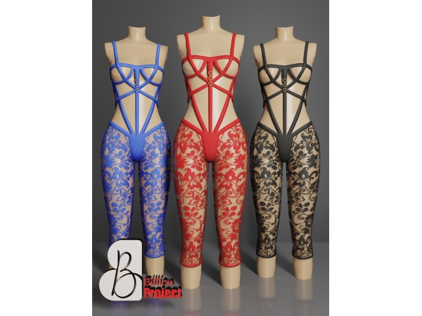 Alpha BillionProject Sella Lingerie - The Sims 4 Custom Content