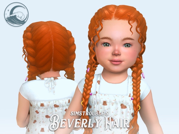 Maxis Match Beverly Hairstyle Toddlers Conversion by simstrouble - The Sims 4 Custom Content