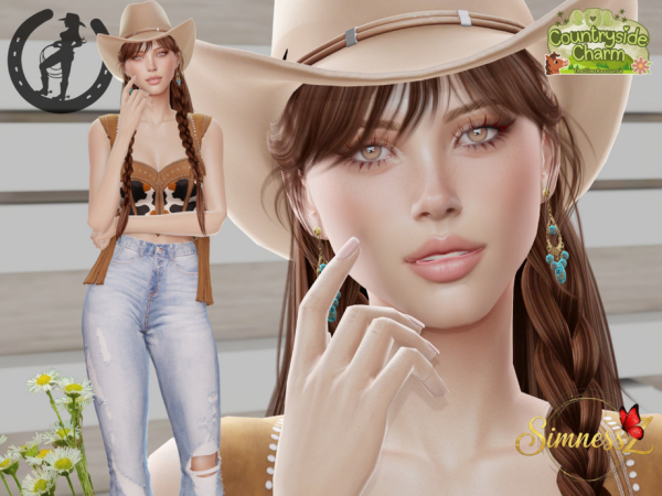 Mix Cheyenne Brooks COUNTRYSIDE CHARM - The Sims 4 Custom Content