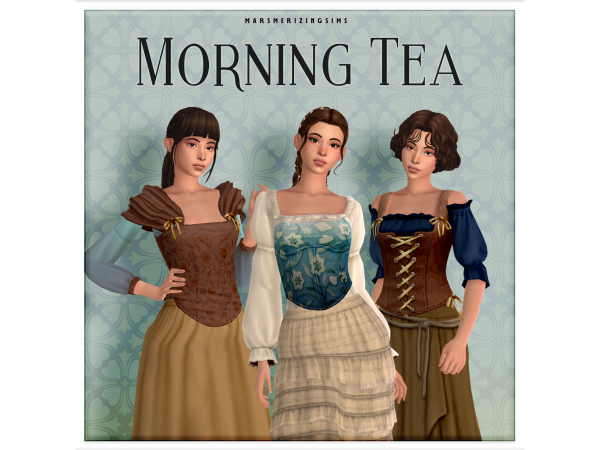 Maxis Match Morning Tea by marsmerizingsims - The Sims 4 Custom Content