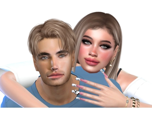 Alpha Johny and Katya - The Sims 4 Custom Content