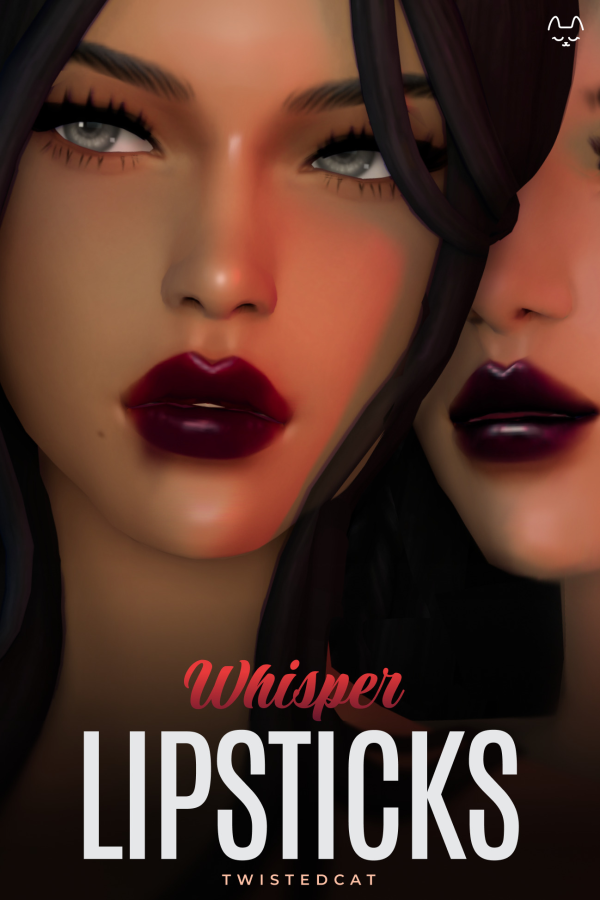 Maxis Match Whisper Lipsticks by simsfinds - The Sims 4 Custom Content