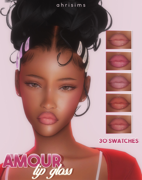 Mix amour lip gloss by simsfinds - The Sims 4 Custom Content
