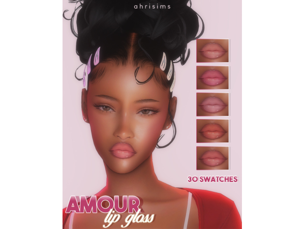 Mix amour lip gloss by ahrisims - The Sims 4 Custom Content