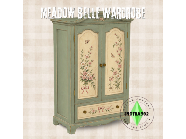 Sims 4 Meadow Belle Wardrobe By Snotra902