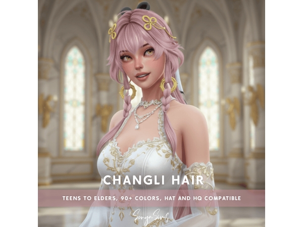 Sims 4 Changli Pack (Hair + acc)