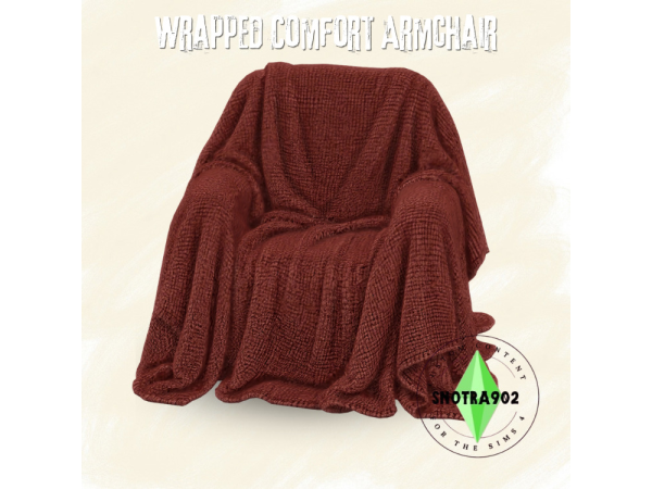 Sims 4 Wrapped Comfort Armchair By Snotra902