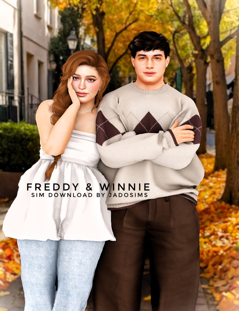 Alpha Freddy Winnie (Sim Download) by shopwithflynnn - The Sims 4 Custom Content