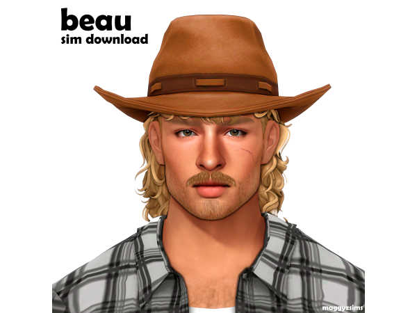 Sims 4 Beau by MaggyzSims