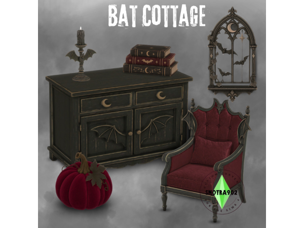 Sims 4 Bat Cottage By Snotra902