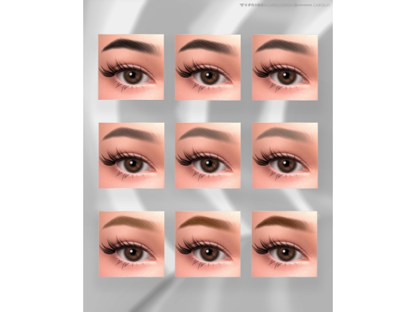 Sims 4 Melanie Brows HQ