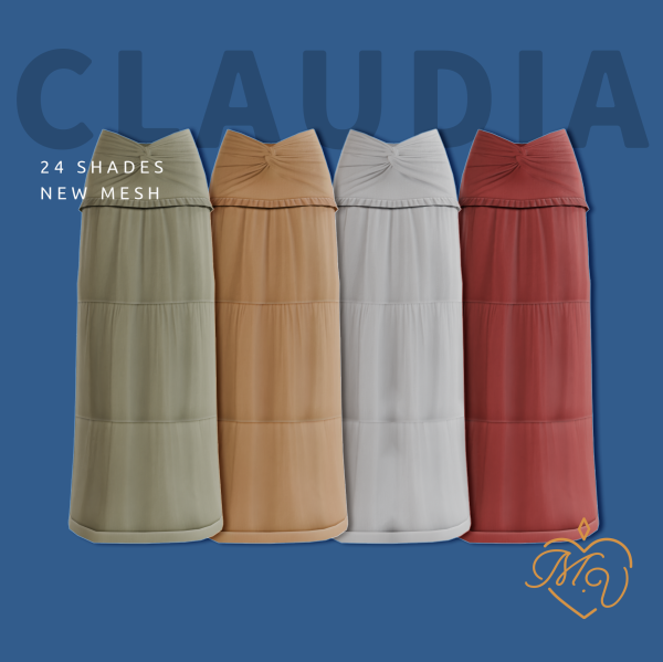 Maxis Match Claudia Skirt by simsfinds - The Sims 4 Custom Content