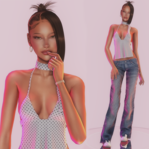 Alpha ahrisims giselle by simsfinds - The Sims 4 Custom Content