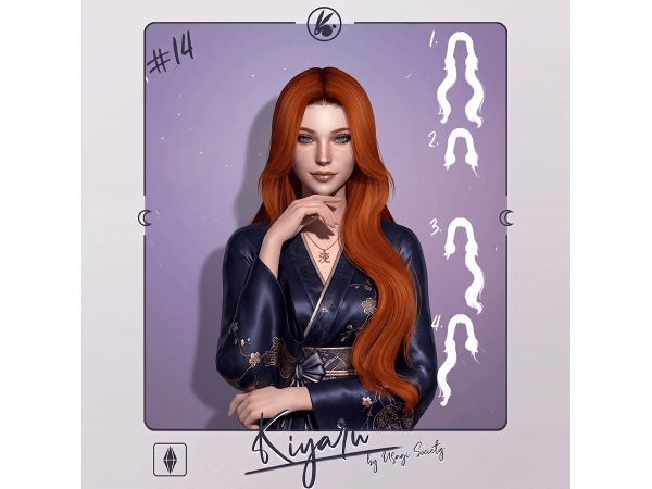 Sims 4 Kiyaru Hairstyle - Right