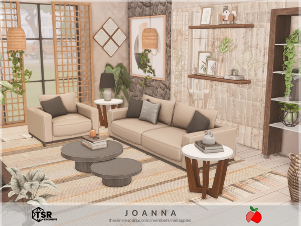 Sims 4 Joanna - living room