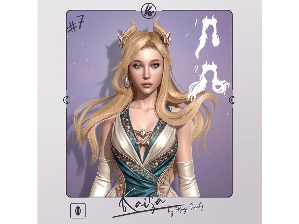 Sims 4 Kaisa head accessories