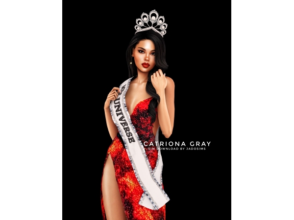 Alpha Catriona Gray (Sim Download) - The Sims 4 Custom Content