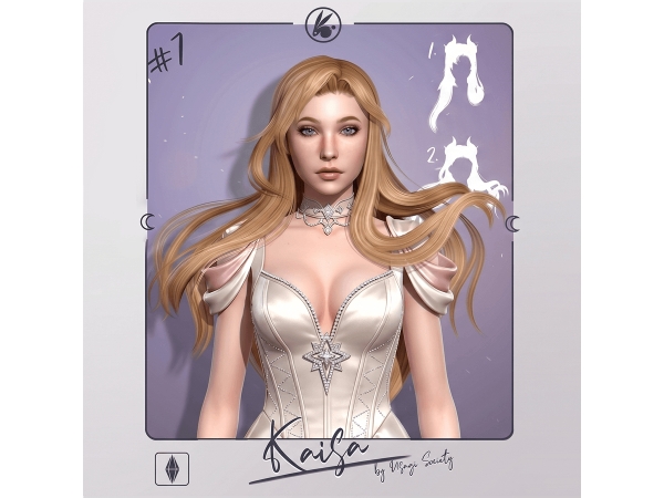 Sims 4 Kaisa Hair (Floating - No Buns)
