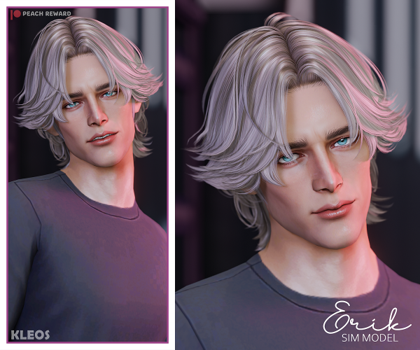 Alpha PEACH ERIK Sim Model by simsfinds - The Sims 4 Custom Content